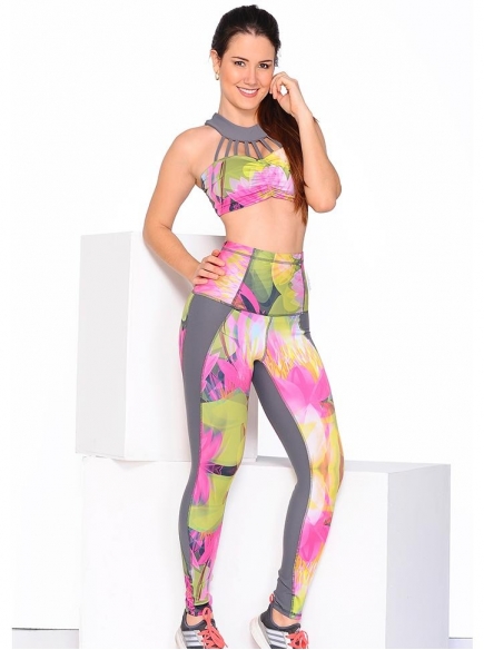 Sets Leggins de Entrenamiento Pretina Alta 