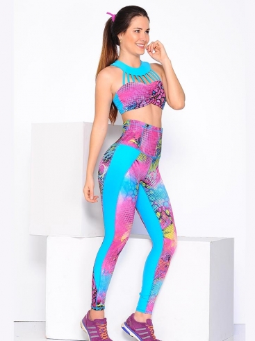 Sets Leggins de Entrenamiento Pretina Alta 