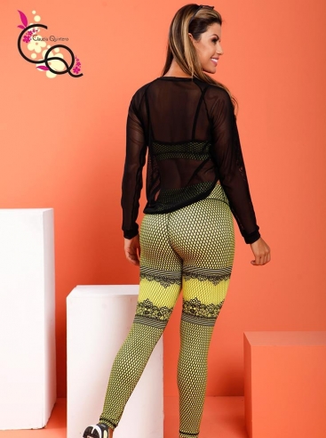 Ropa Fitness Para Mujer Amarillo