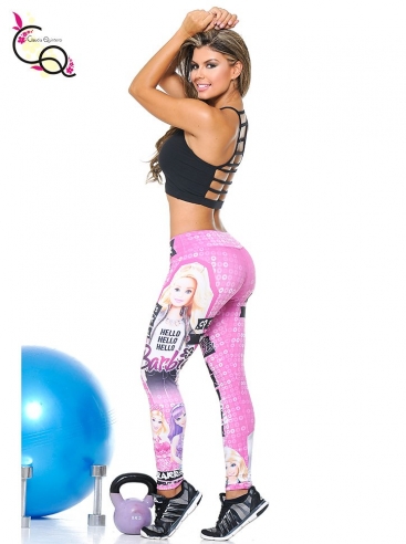 Conjunto De Leggins Deportivos Fucsia