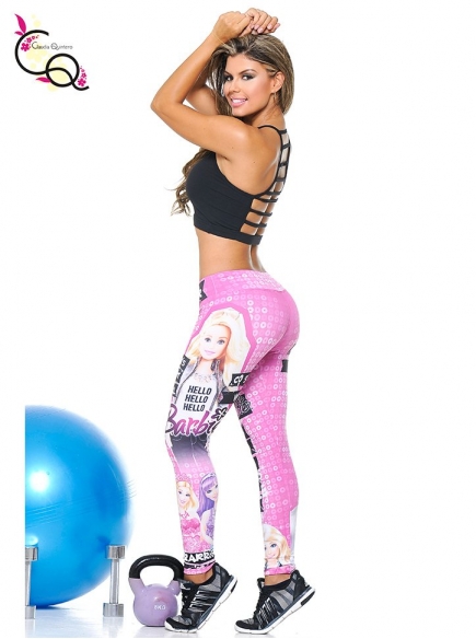 Conjunto De Leggins Deportivos Fucsia