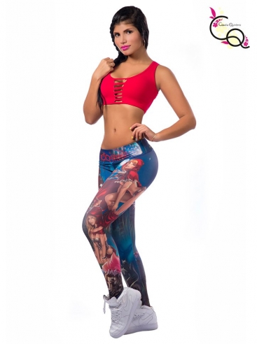 Conjunto Fitness Para Mujer Rojo