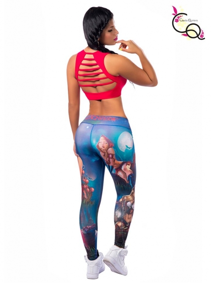 Conjunto Fitness Para Mujer Rojo