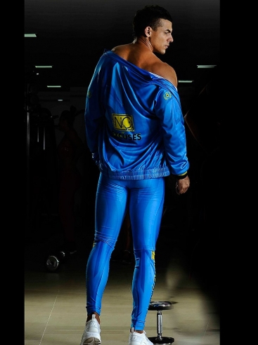 Leggins de Hombre Para Entrenar Azul