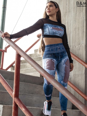 Conjunto Moderno Y Cómodo Para El Gimnasio