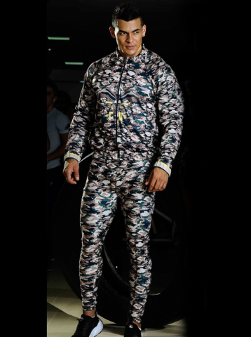 Chaqueta y leggin-673A conjunto deportivo hombre